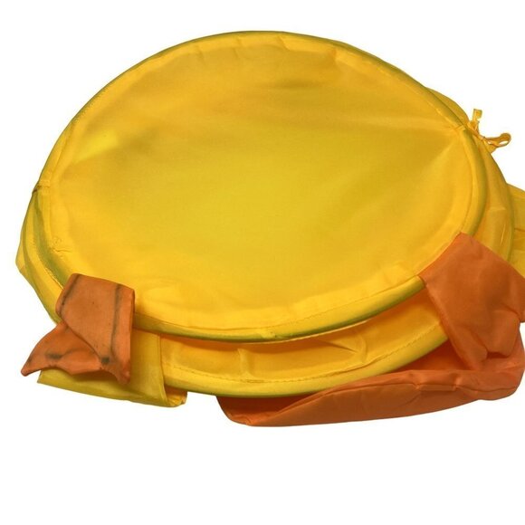 Kids Bath Time Set Foldable Duck Hamper 2 Bath Frog Duck Loofah NWT - Picture 6 of 8